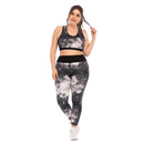 Iconix Plus Size Ladies Grey Galaxy Leggings Plus Size Leggings Iconix 