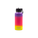 Iconix Purple and Yellow Stainless Steel Hot and Cold Flask - Straw Lid Bottles and Flasks Iconix 