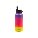 Iconix Purple and Yellow Stainless Steel Hot and Cold Flask - Straw Lid Bottles and Flasks Iconix 