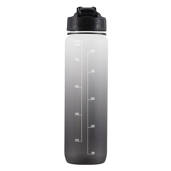Iconix South African Motivational Time Marker Water Bottle – Black and White Water Bottle Iconix 
