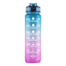 Iconix South African Motivational Time Marker Water Bottle –Blue and Purple Water Bottle Iconix 