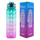 Iconix South African Motivational Time Marker Water Bottle – Turquoise & Pink Water Bottle Iconix 