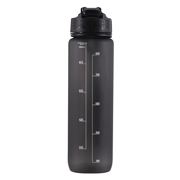 Iconix The Classic Motivational Time Marker Water Bottle – Black water bottle Iconix 