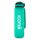 Iconix The Classic Motivational Time Marker Water Bottle – Green Water Bottles Iconix 