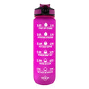 Iconix The Classic Motivational Time Marker Water Bottle – Hot Pink Water Bottles Iconix 