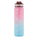Iconix The Classic Motivational Time Marker Water Bottle – Pink and Blue water bottle Iconix 