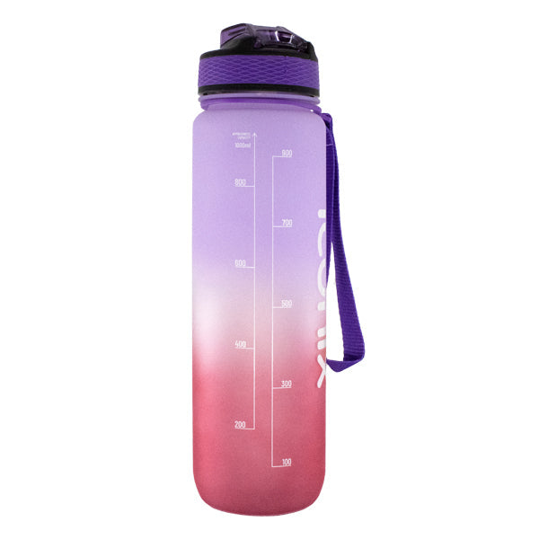Iconix The Classic Motivational Time Marker Water Bottle – Pink and Purple Water Bottles Iconix 