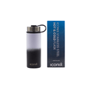 Iconix White and Black Stainless Steel Hot and Cold Flask - Stainless Steel Lid Stainless Steel Flasks Iconix 