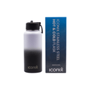 Iconix White and Black Stainless Steel Hot and Cold Flask - Straw Lid Bottles and Flasks Iconix 