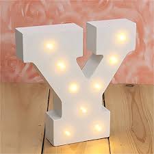 Alphabet Letter LED Light