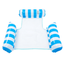 Inflatable Pool Hammock Lounger Chair - Sky Blue Striped Pool Accessories Iconix 