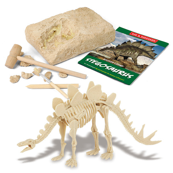 Junior Archaeology Dig Kit – Stegosaurus Digging Kits Iconix 