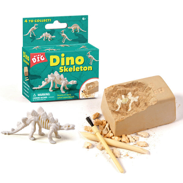 Junior Archaeology Mini Dig Kit - Stegosaurus Skeleton digging kits Iconix 