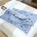 Kids 2 in 1 Grey Boston Terrier Hooded Poncho Blanket Kids Blanket Hoodies Iconix 