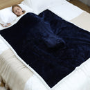 Kids 2 in 1 Midnight Blue Hooded Poncho Blanket Kids Blanket Hoodies Iconix 
