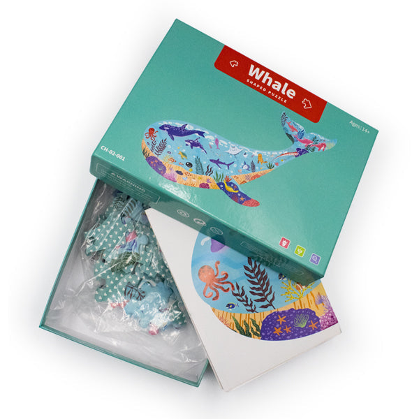 Kids 50pc Jigsaw Puzzle – Whale Jigsaw Puzzles Iconix 