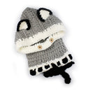 Kids Animal Knitted Hat and Scarf Sets Dress Up Iconix 
