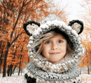 Kids Animal Knitted Hat and Scarf Sets Kids Iconix 