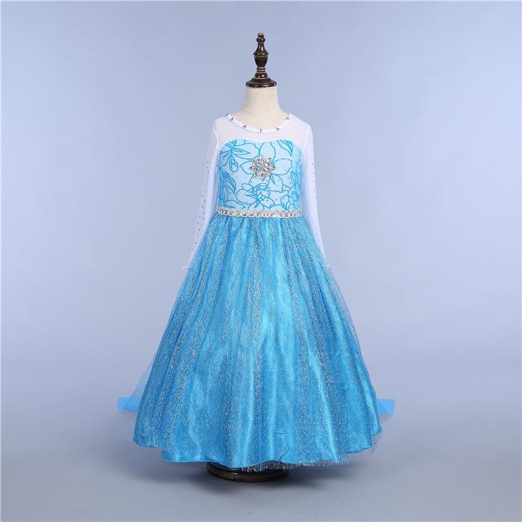 Kids Dark Blue Princess Maxi Dress Q89 Iconix 