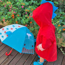 Kids Dinosaur Raincoat - Red Iconix 