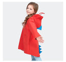 Kids Dinosaur Raincoat - Red Iconix 