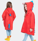 Kids Dinosaur Raincoat - Red Iconix 