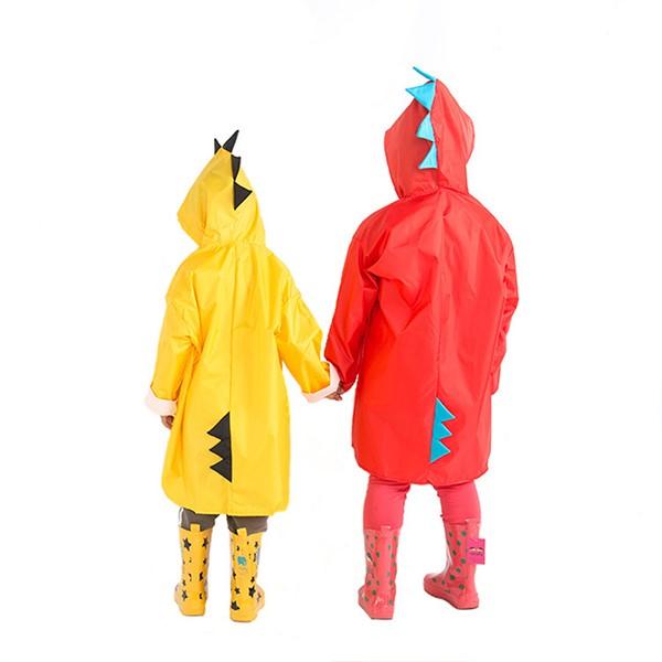 Kids Dinosaur Raincoat - Yellow Iconix 