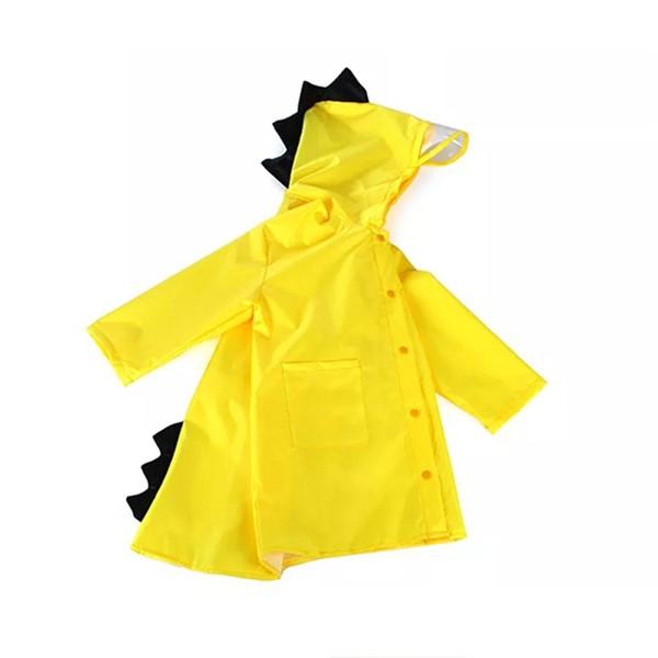 Kids Dinosaur Raincoat - Yellow Iconix 