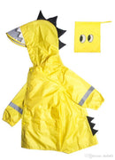 Kids Dinosaur Raincoat - Yellow Iconix 