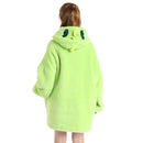 Kids Green Dragon Oversized Plush Blanket Hoodie Kids Blanket Hoodies Iconix 