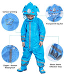Kids One Piece Animal Raincoat - Blue Koala Bear Iconix 