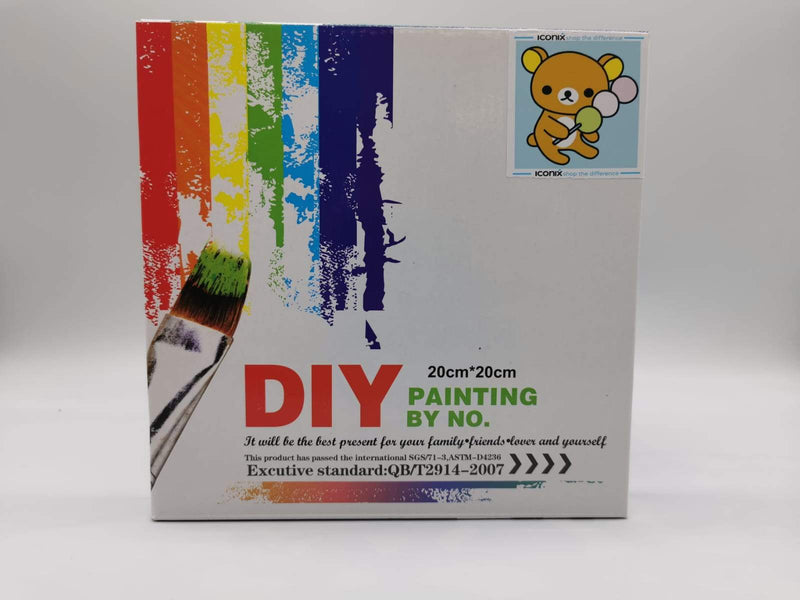 Kids Painting by Numbers - Bouncy Bear Kids Painting by Numbers Iconix 