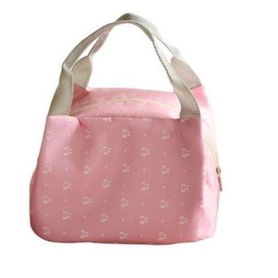 Kids Portable Insulated Thermal Lunch Bag Kids Iconix Pink Butterfly 