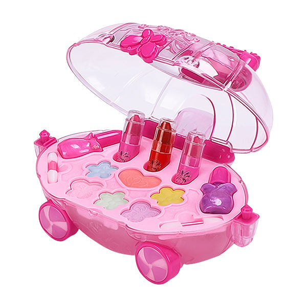 Kids Pretend Makeup Carrycase Playset on Wheels pretend play Iconix 