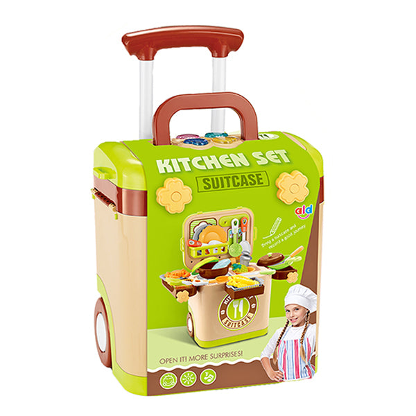 Kids Pretend Suitcase Playset - Kitchen Set pretend play Iconix 