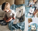 Knitted Baby Bear Blanket Kids Iconix 