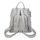 Ladies 3-Way Anti-Theft PU Leather Zipper Backpack - 1993 womens bags Iconix 
