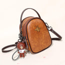 Ladies Bee Encrusted Genuine Leather Sling Bag Iconix 