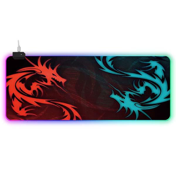 LED Dragon Duel Full Desk Coverage Gaming and Office Mouse Pad mouse pads Iconix 