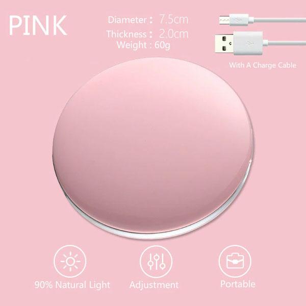 LED Pocket Mirror Beauty & Fashion Iconix 