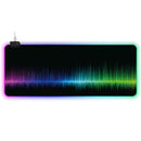 LED Soundwaves Full Desk Coverage Gaming and Office Mouse Pad mouse pads Iconix 