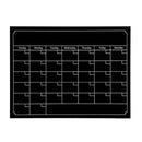 Magnetic Fridge Calendar Iconix Black 