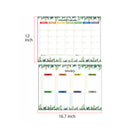 Magnetic Monthly Calendar and Weekly Note Taking Planner – Flowering Fest Kitchen Iconix 