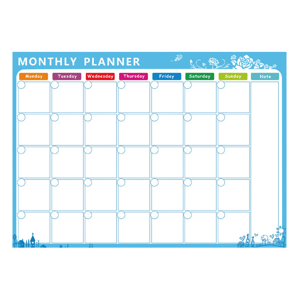 Magnetic Monthly Planner Kitchen Iconix 