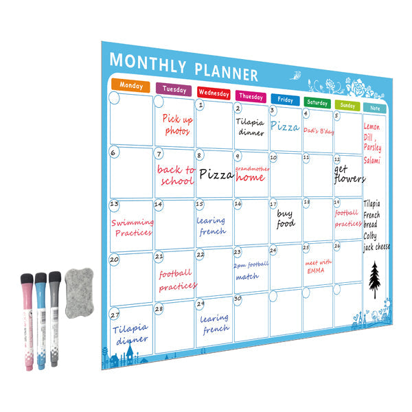 Magnetic Monthly Planner Kitchen Iconix 