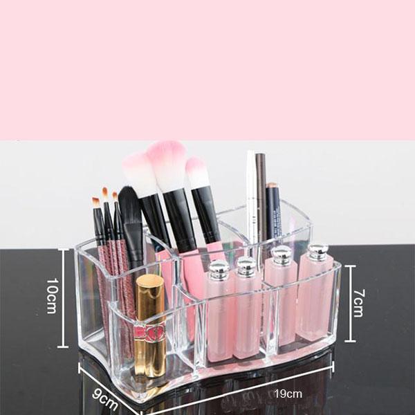 Makeup Brushes Cosmetic Organizer With 6 Compartments Iconix 
