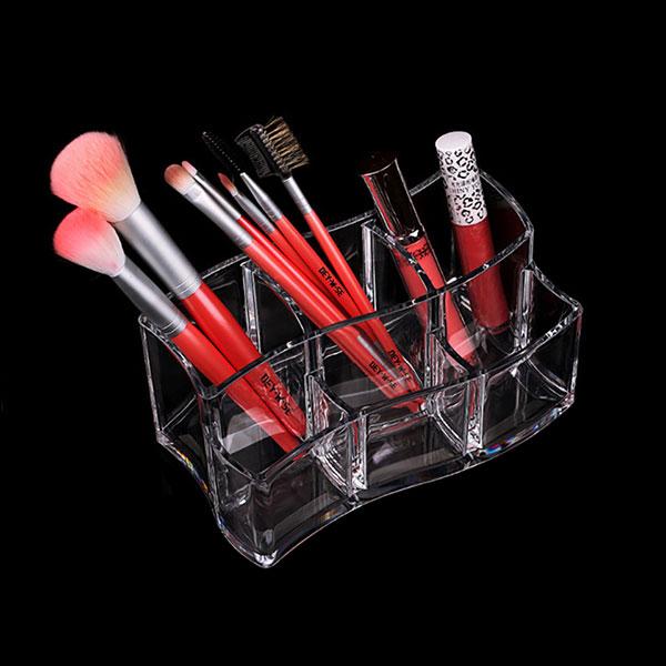 Makeup Brushes Cosmetic Organizer With 6 Compartments Iconix 