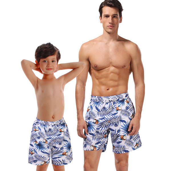 Matching Father or Son Blue Crush Swim Shorts matching mens/boys Iconix 