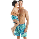 Matching Father or Son Blue Lagoon Swim Shorts matching mens/boys Iconix 