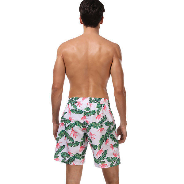 Matching Father or Son Green Floral Swim Shorts matching mens/boys Iconix 